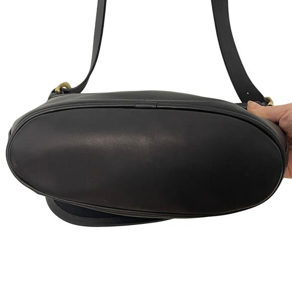 Vintage Coach Fletcher Messenger Bag Black Leather 4150 - Picture 6 of 13